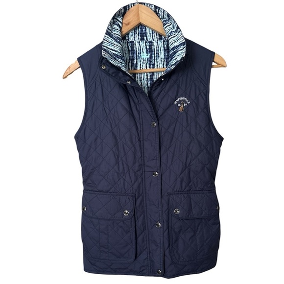 Peter Millar , WATERVILLE 1889, Crown Diamond Quilted Reversible Golf Vest, XS? - Picture 1 of 11
